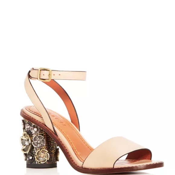 Coach Tea Rose Heels - Picture 1 of 7